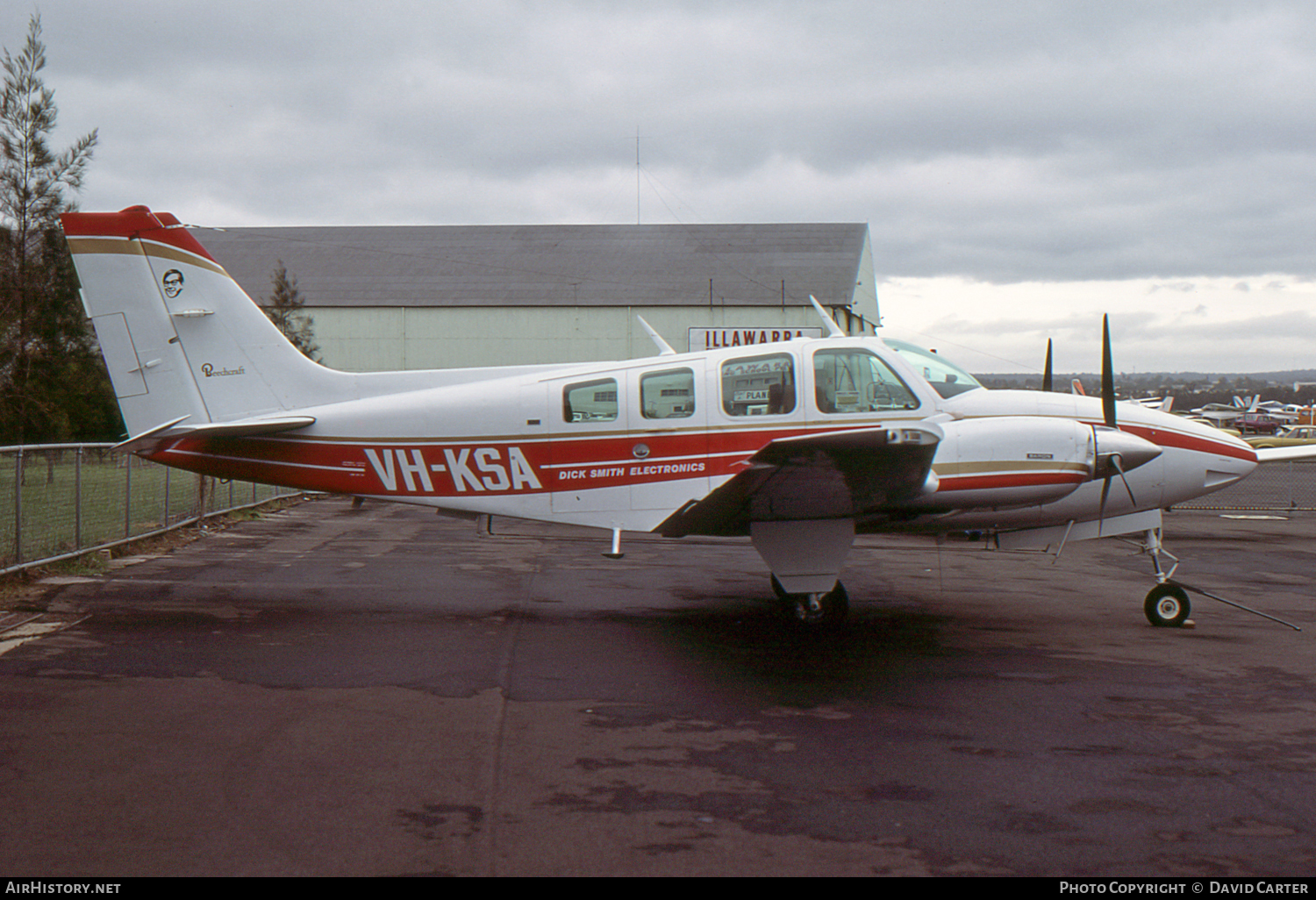 Aircraft Photo of VH-KSA | Beech 58 Baron | Dick Smith Electronics | AirHistory.net #43735