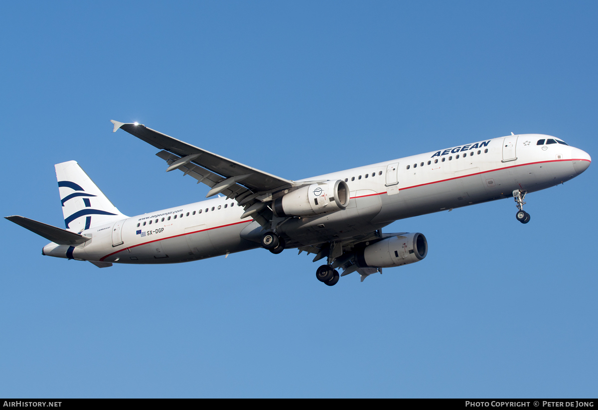 Aircraft Photo of SX-DGP | Airbus A321-232 | Aegean Airlines | AirHistory.net #43747