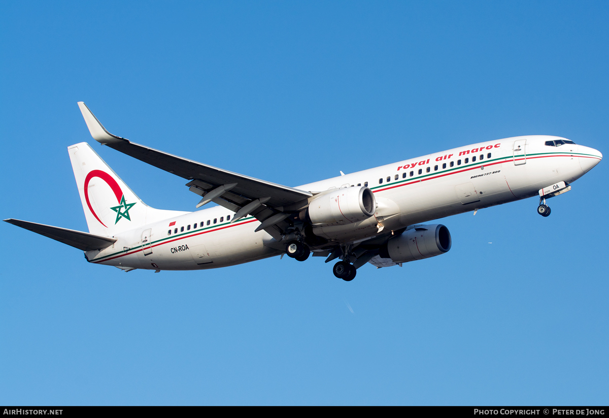 Aircraft Photo of CN-ROA | Boeing 737-8B6 | Royal Air Maroc - RAM | AirHistory.net #43769