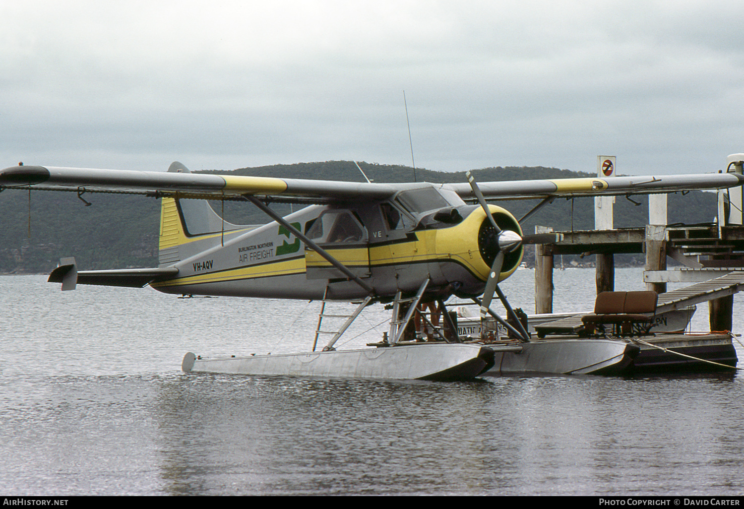 Aircraft Photo of VH-AQV | De Havilland Canada DHC-2 Beaver Mk1 | Burlington Northern Air Freight | AirHistory.net #43775