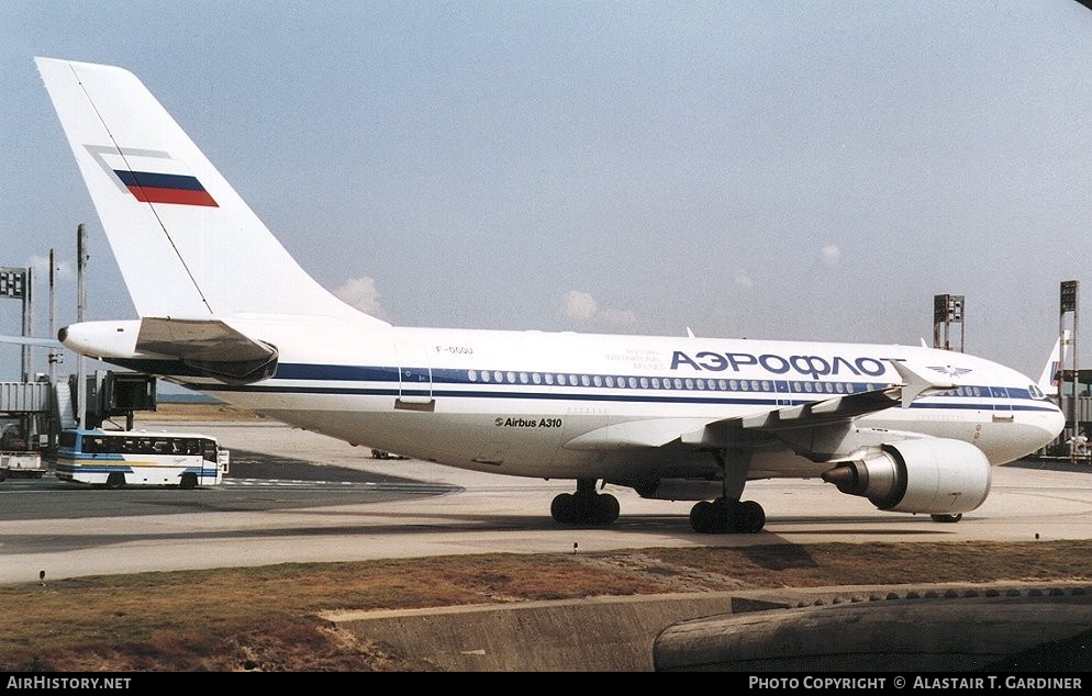Aircraft Photo of F-OGQU | Airbus A310-308 | Aeroflot - Russian International Airlines | AirHistory.net #43807