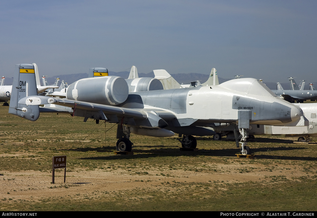 Aircraft Photo of 80-0220 / AF80-220 | Fairchild A-10A Thunderbolt II | USA - Air Force | AirHistory.net #43829