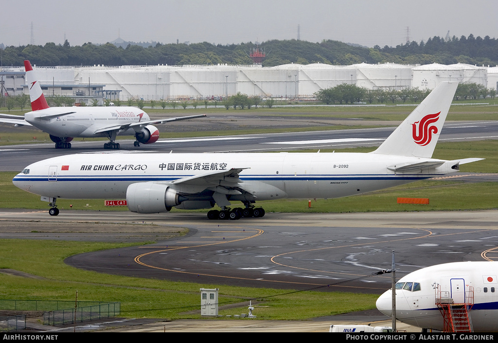 Aircraft Photo of B-2092 | Boeing 777-FFT | Air China Cargo | AirHistory.net #43830