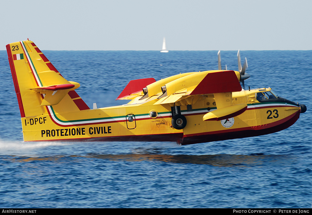 Aircraft Photo of I-DPCF | Bombardier CL-415 (CL-215-6B11) | Protezione Civile | AirHistory.net #43888