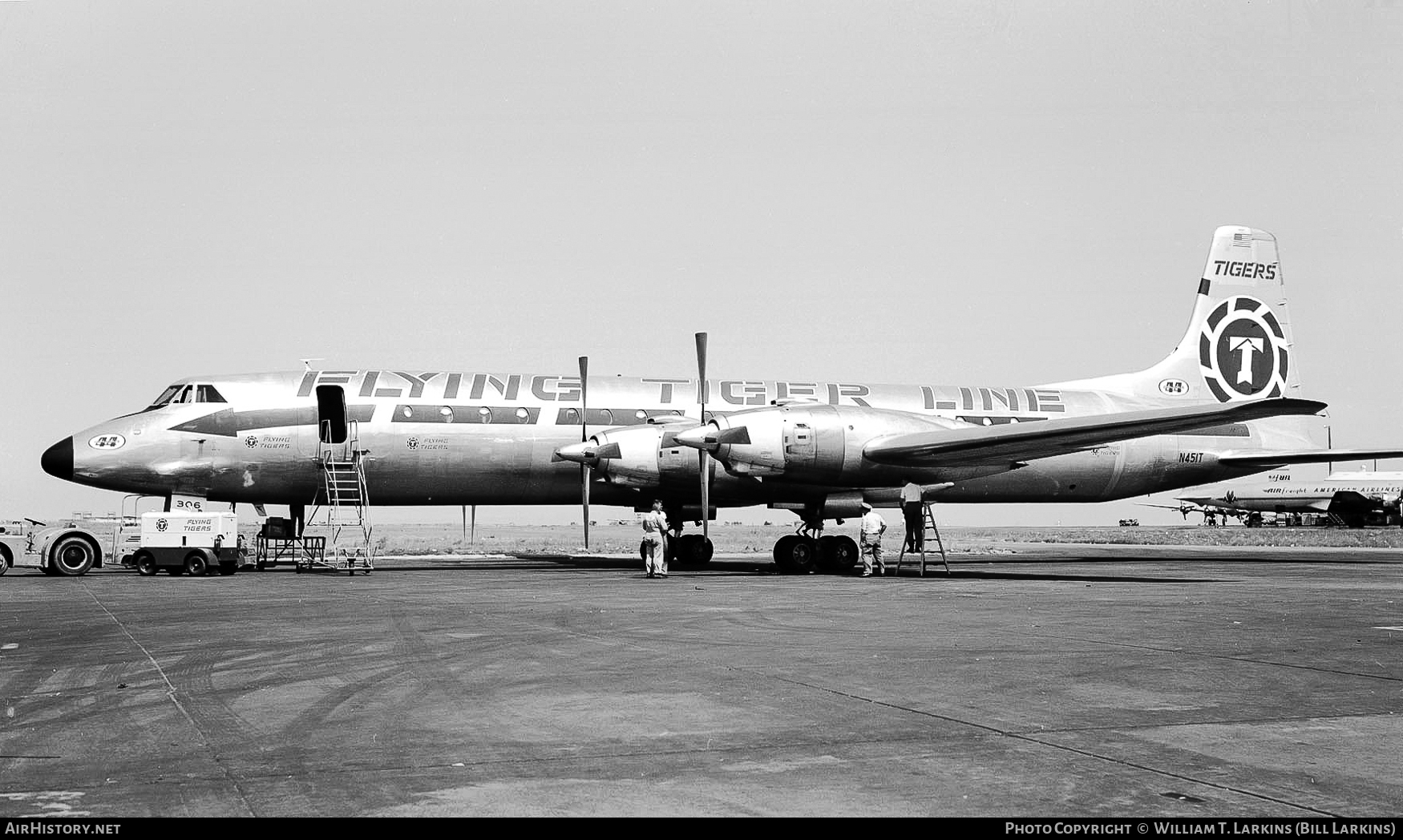 Aircraft Photo of N451T | Canadair CL-44D4-2 | Flying Tiger Line | AirHistory.net #43897