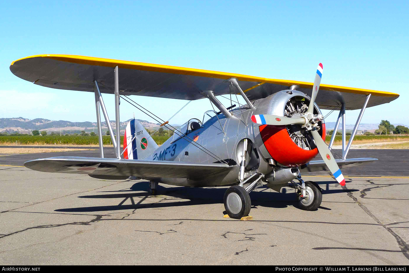 Aircraft Photo of N20RW / 0972 | Grumman F3F-2 | USA - Navy | AirHistory.net #43900