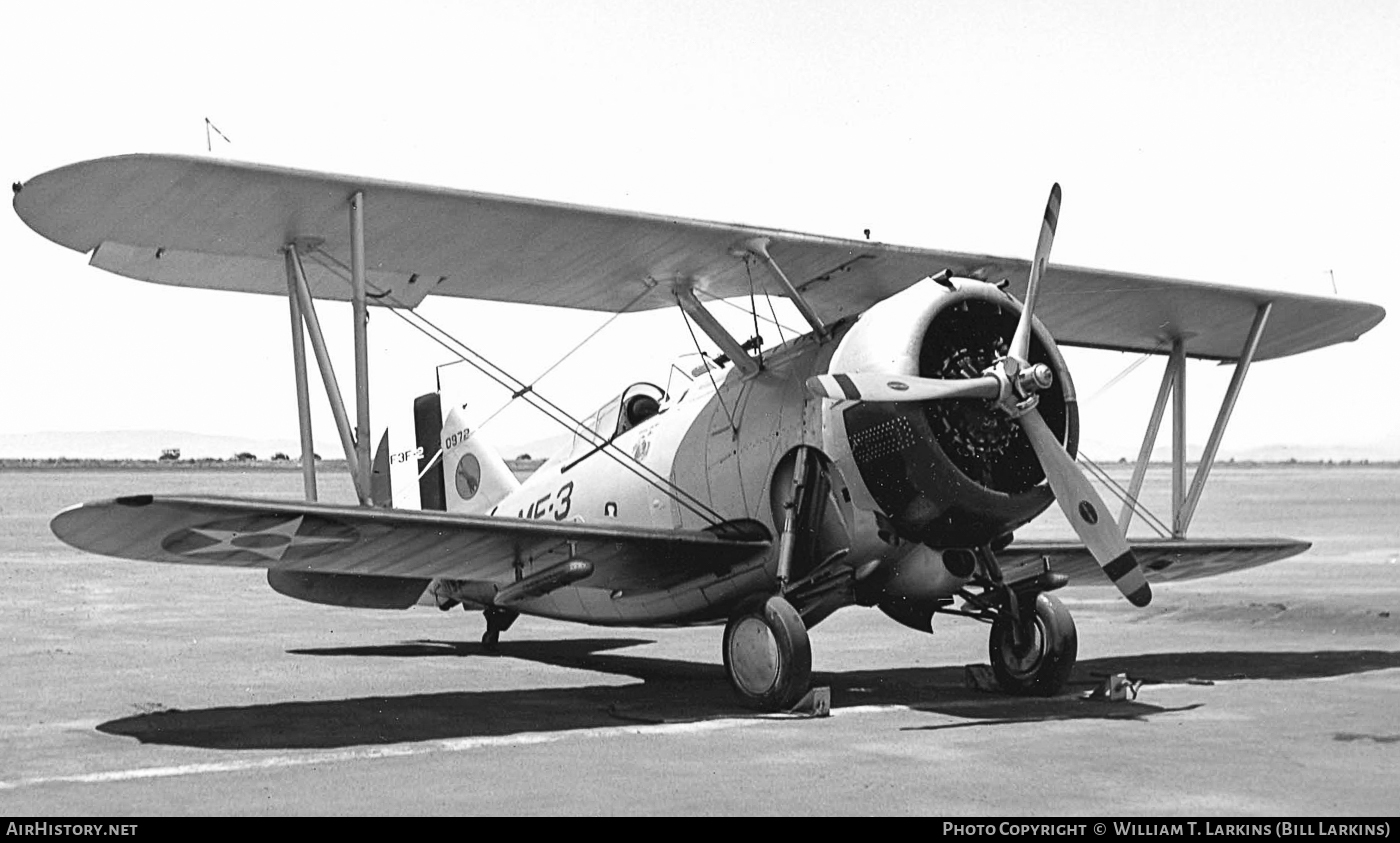 Aircraft Photo of 0972 | Grumman F3F-2 | USA - Navy | AirHistory.net #43901