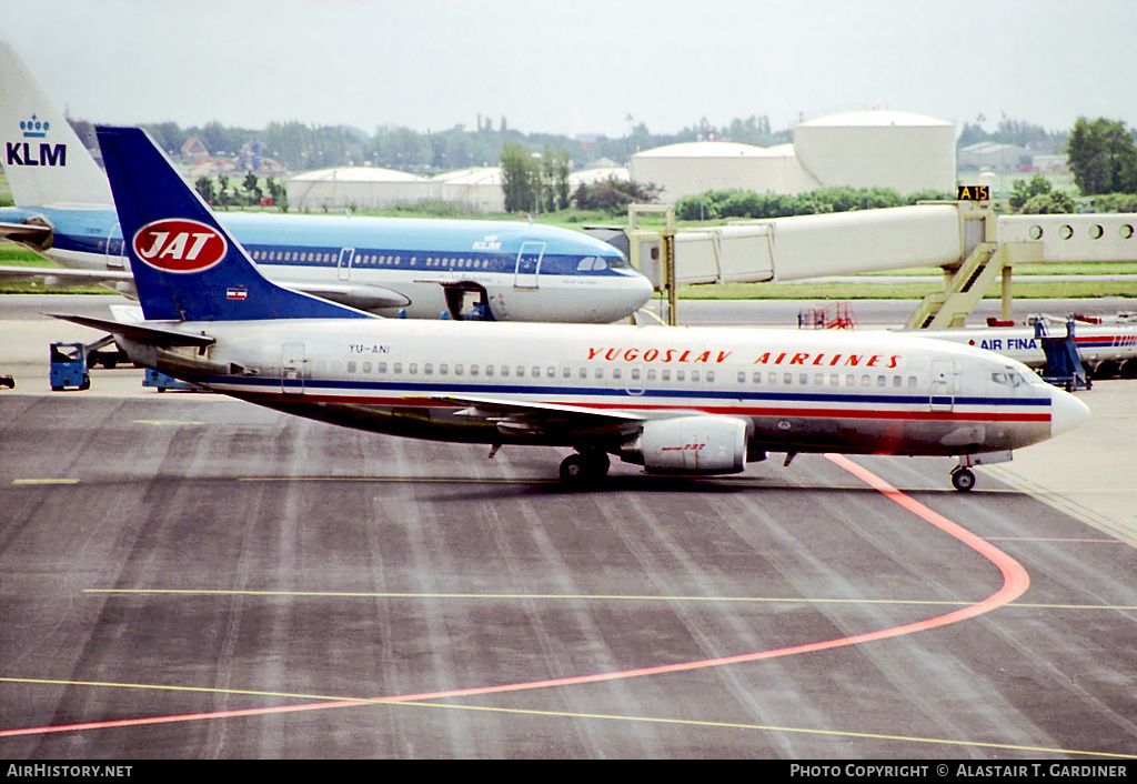 Aircraft Photo of YU-ANI | Boeing 737-3H9 | JAT Yugoslav Airlines - Jugoslovenski Aerotransport | AirHistory.net #43913