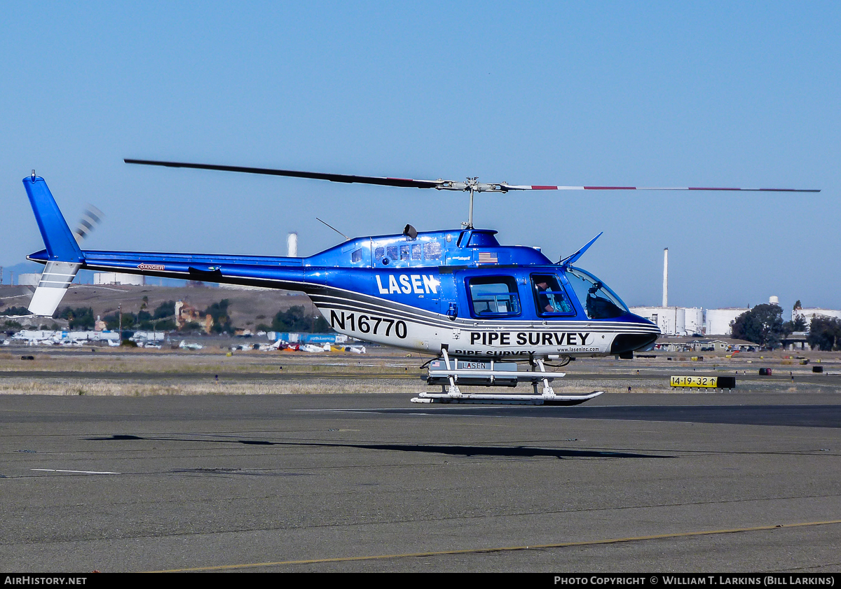 Aircraft Photo of N16770 | Bell 206B JetRanger II | Lasen | AirHistory.net #43920