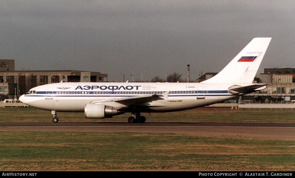 Aircraft Photo of F-OGYQ | Airbus A310-324/ET | Aeroflot - Russian International Airlines | AirHistory.net #43937
