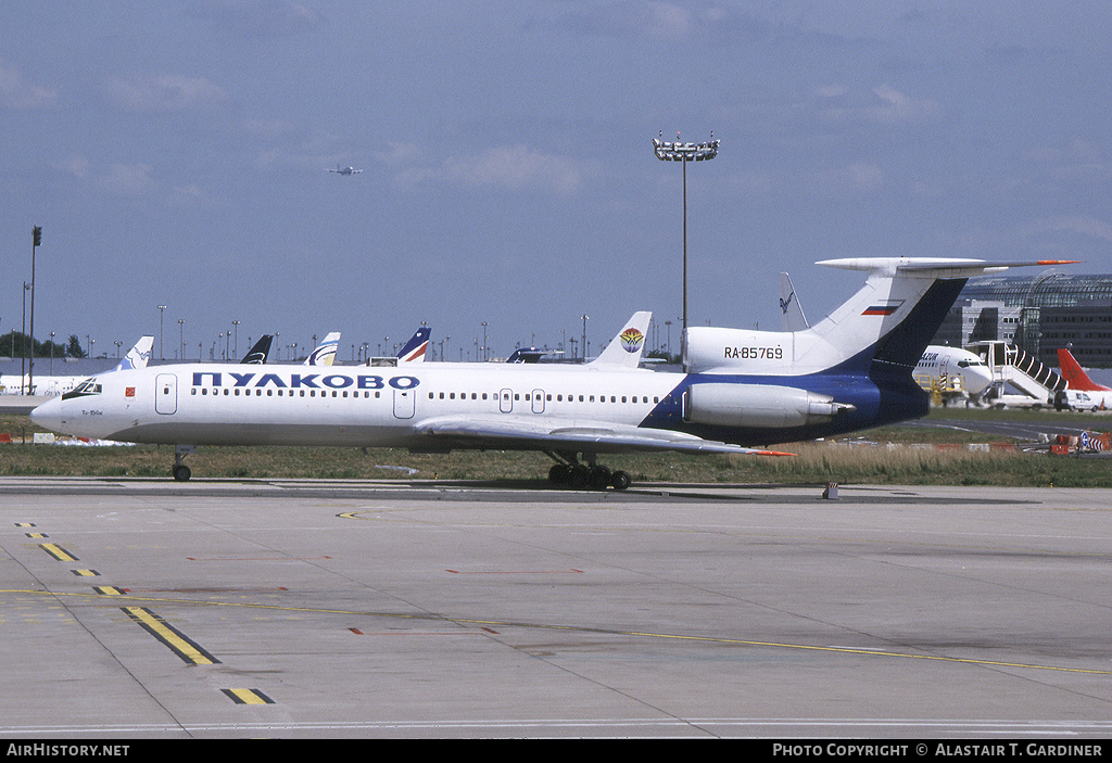 Aircraft Photo of RA-85769 | Tupolev Tu-154M | Pulkovo Airlines | AirHistory.net #43952