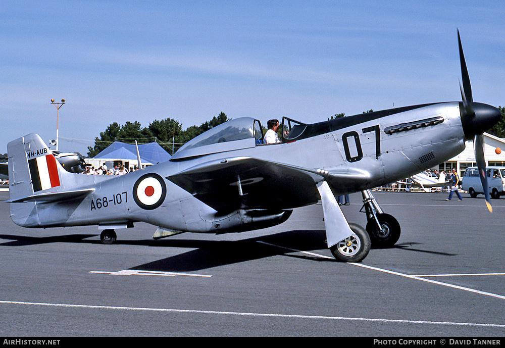 Aircraft Photo of VH-AUB / A68-107 | Commonwealth CA-18 Mustang 21 (P-51D) | Australia - Air Force | AirHistory.net #44004