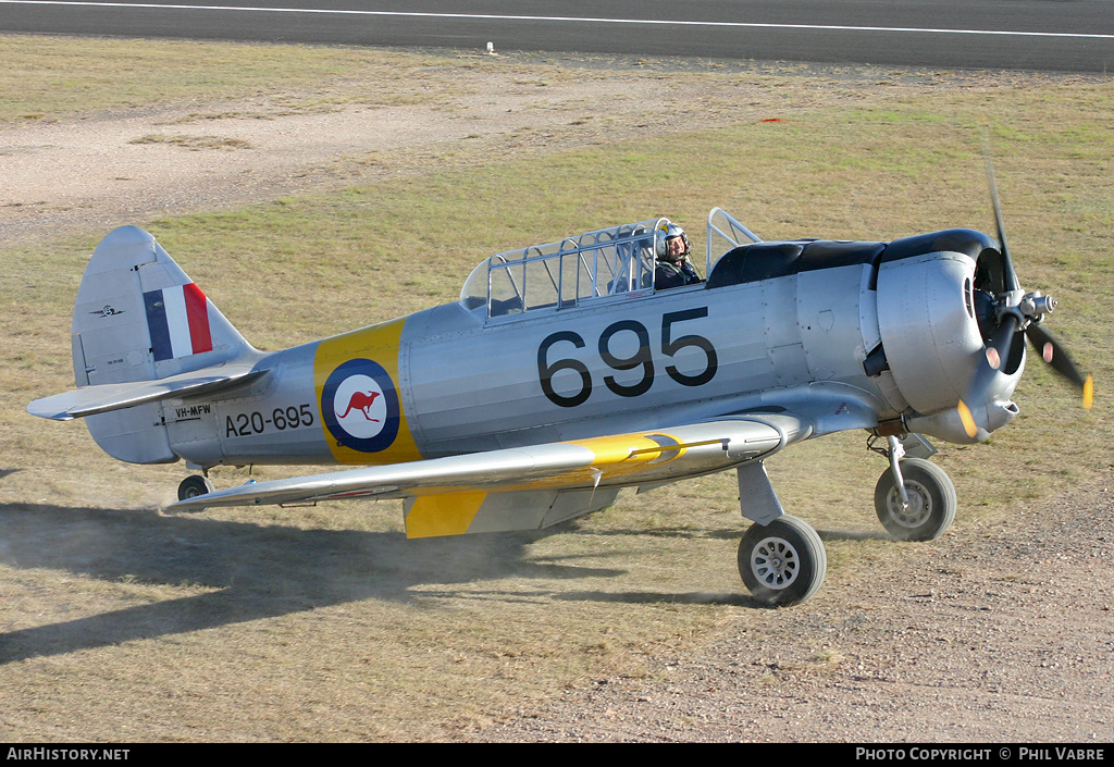 Aircraft Photo of VH-MFW / A20-695 | Commonwealth CA-16 Wirraway Mk3 | Australia - Air Force | AirHistory.net #44009