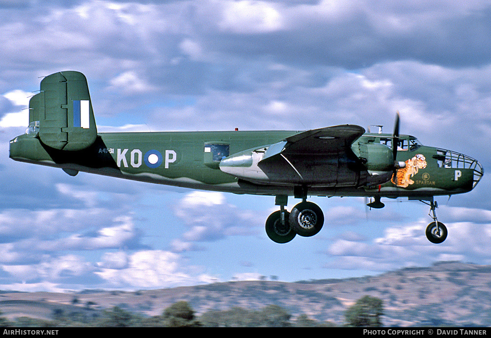Aircraft Photo of N8196H / A47-31 | North American B-25J Mitchell | Australia - Air Force | AirHistory.net #44033