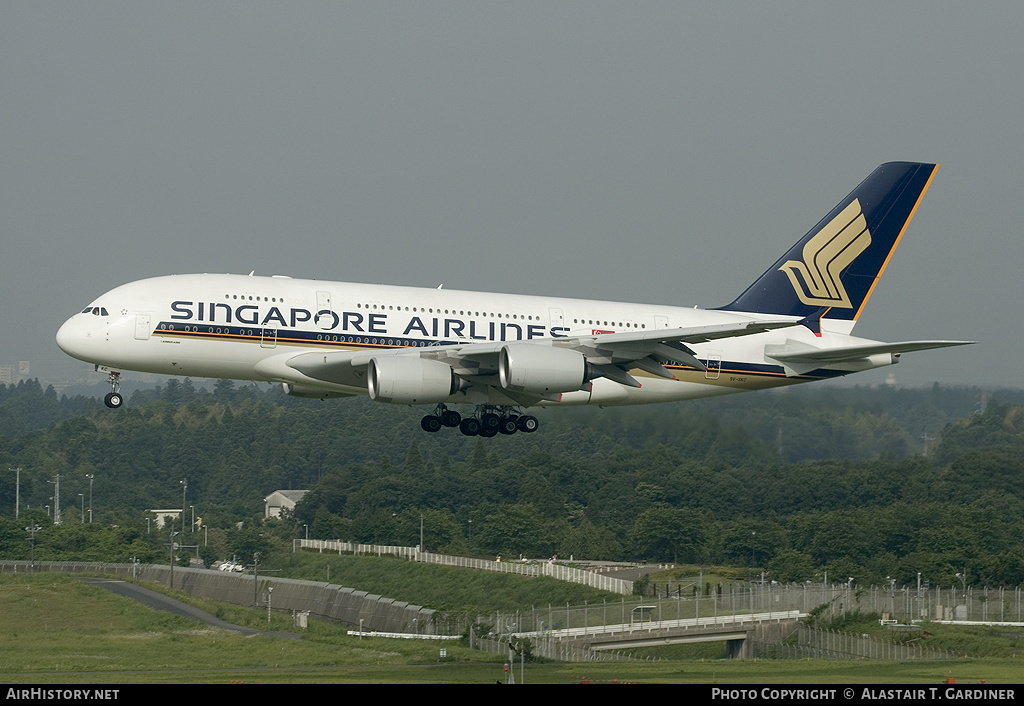 Aircraft Photo of 9V-SKC | Airbus A380-841 | Singapore Airlines | AirHistory.net #44055