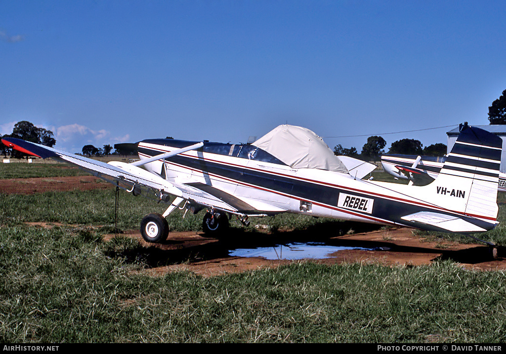 Aircraft Photo of VH-AIN | Cessna A188A AgWagon B | Rebel | AirHistory.net #44062