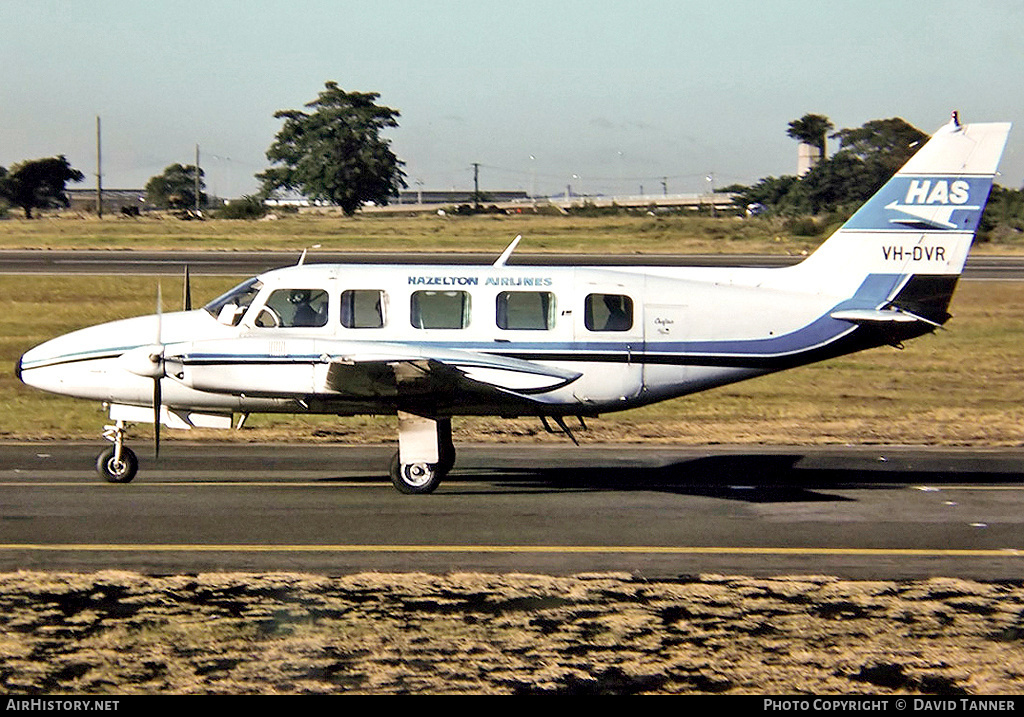 Aircraft Photo of VH-DVR | Piper PA-31-350 Navajo Chieftain | Hazelton Airlines | AirHistory.net #44096