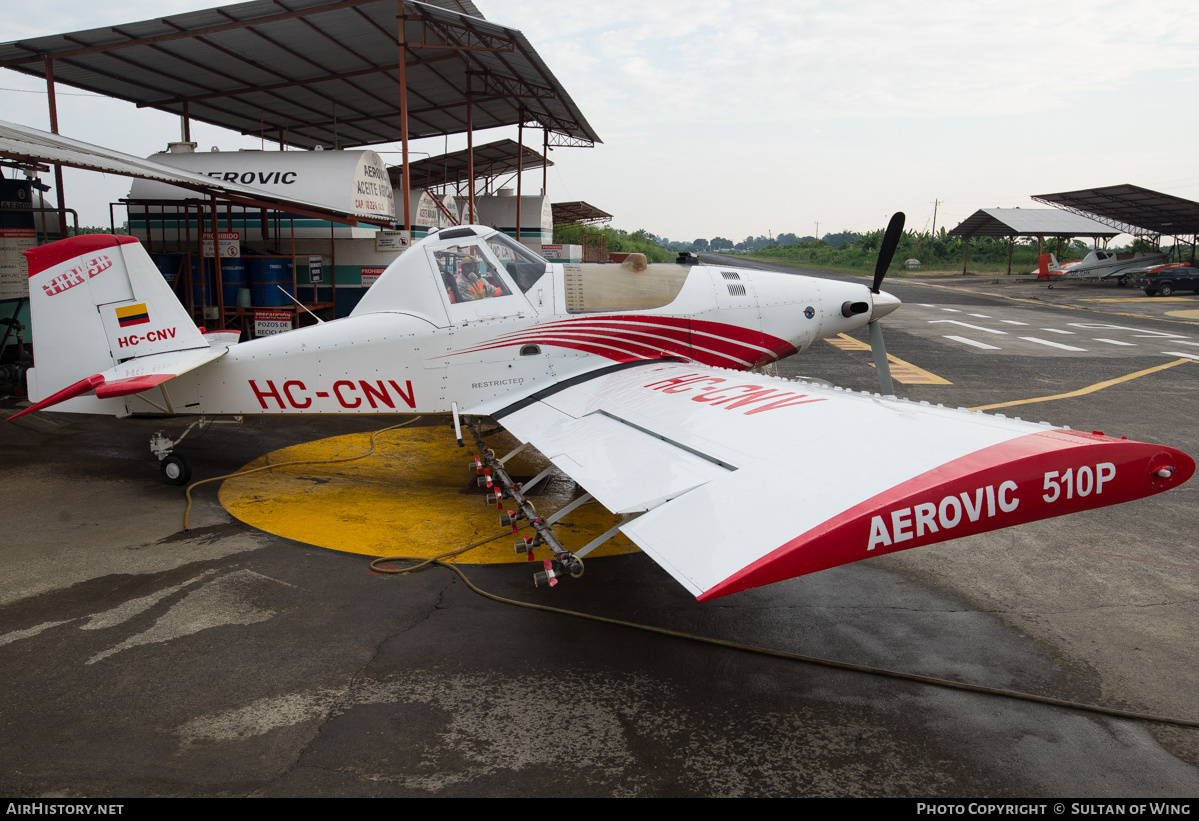 Aircraft Photo of HC-CNV | Thrush S2R-T34 Thrush 510P | Aerovic | AirHistory.net #44104