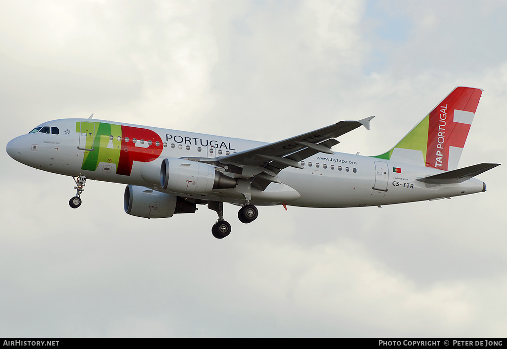 Aircraft Photo of CS-TTR | Airbus A319-111 | TAP Portugal | AirHistory.net #44106