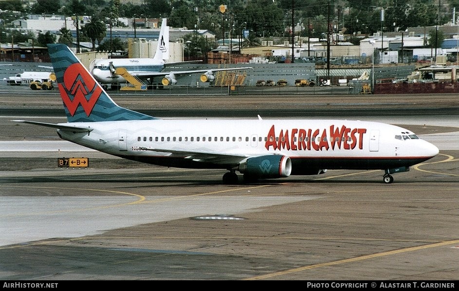 Aircraft Photo of N398US | Boeing 737-3Q8 | America West Airlines | AirHistory.net #44114