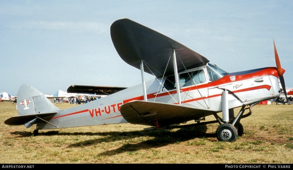 Aircraft Photo of VH-UTE | De Havilland D.H. 87A Hornet Moth | AirHistory.net #44135