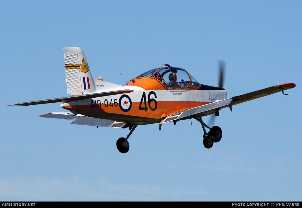 Aircraft Photo of VH-MCT / A19-046 | New Zealand CT-4A Airtrainer | Australia - Air Force | AirHistory.net #44136