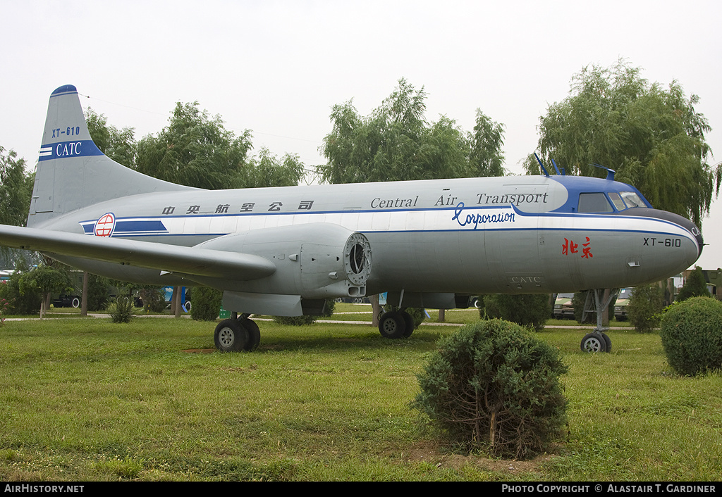 Aircraft Photo of XT-610 | Convair 240-14 | Central Air Transport Corporation - CATC | AirHistory.net #44150