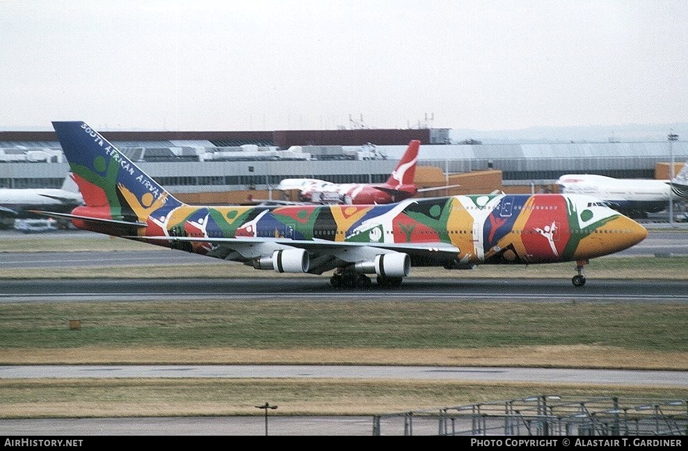 Aircraft Photo of ZS-SAJ | Boeing 747-312 | South African Airways | AirHistory.net #44161