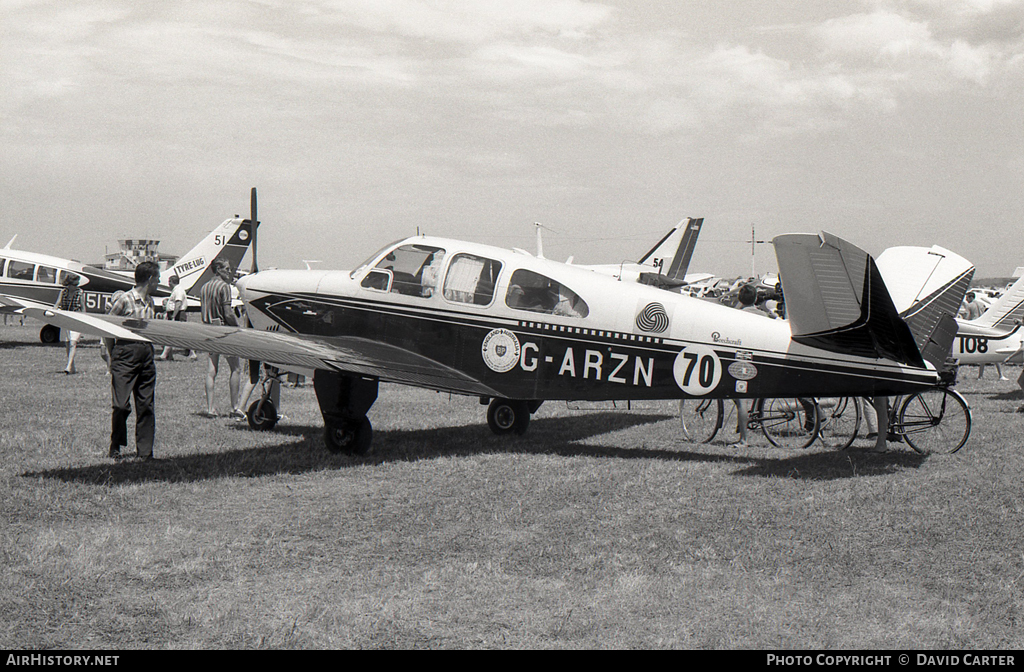 Aircraft Photo of G-ARZN | Beech N35 Bonanza | AirHistory.net #44170