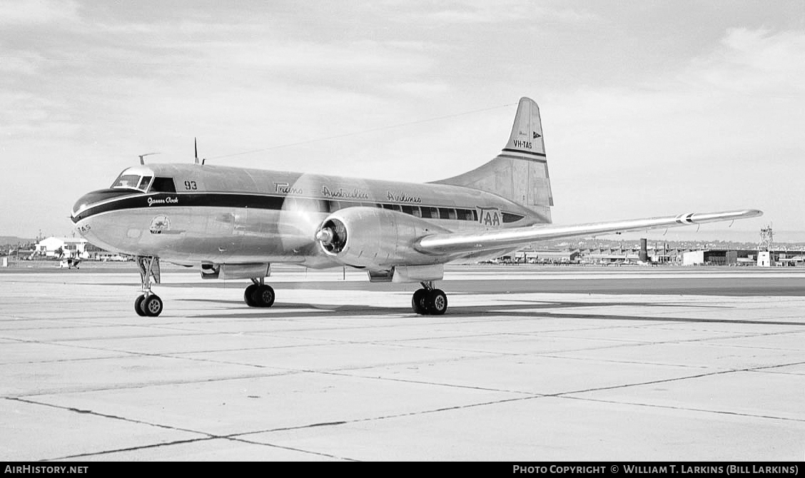 Aircraft Photo of VH-TAS | Convair 240-5 | Trans-Australia Airlines - TAA | AirHistory.net #44171