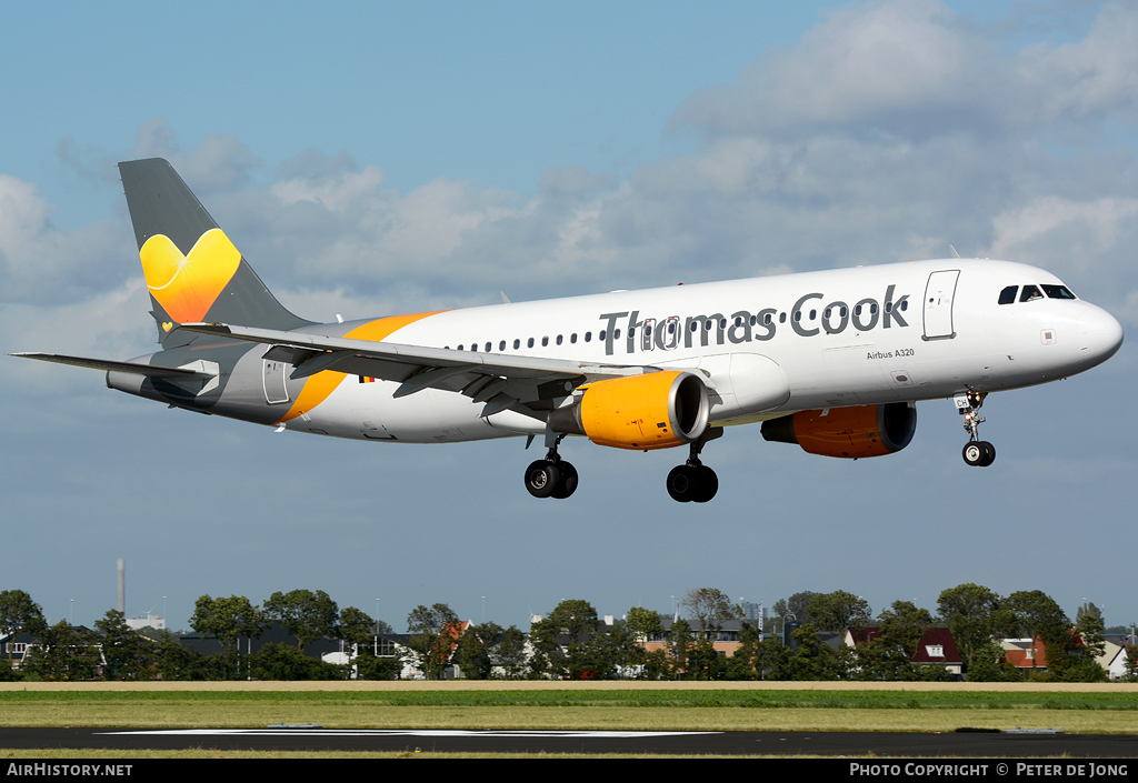 Aircraft Photo of OO-TCH | Airbus A320-214 | Thomas Cook Airlines | AirHistory.net #44195