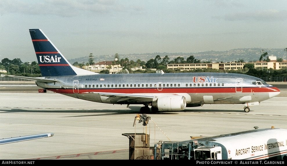 Aircraft Photo of N531AU | Boeing 737-3B7 | USAir | AirHistory.net #44215