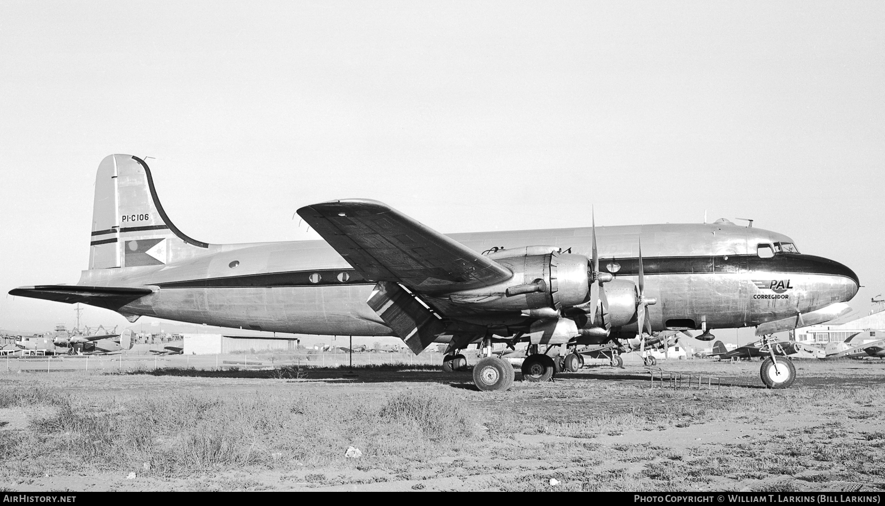 Aircraft Photo of PI-C106 | Douglas C-54A Skymaster | Philippine Air Lines - PAL | AirHistory.net #44253