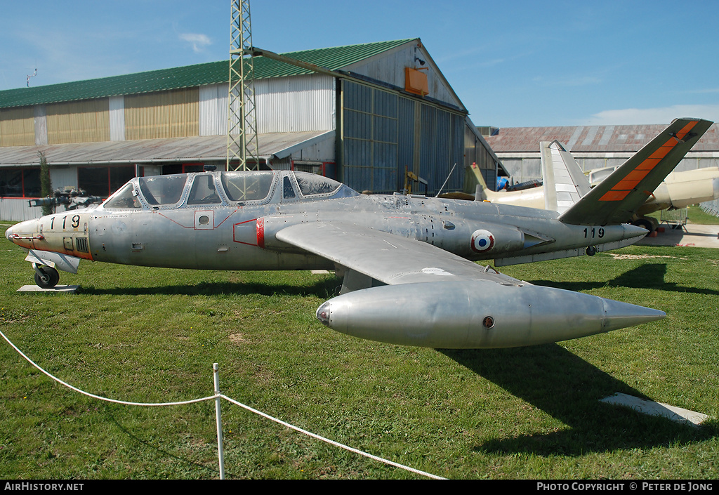 Aircraft Photo of 119 | Fouga CM-170R Magister | France - Air Force | AirHistory.net #44255