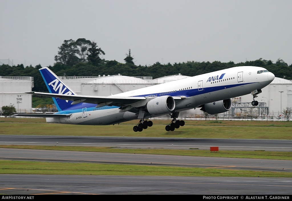 Aircraft Photo of JA705A | Boeing 777-281 | All Nippon Airways - ANA | AirHistory.net #44278