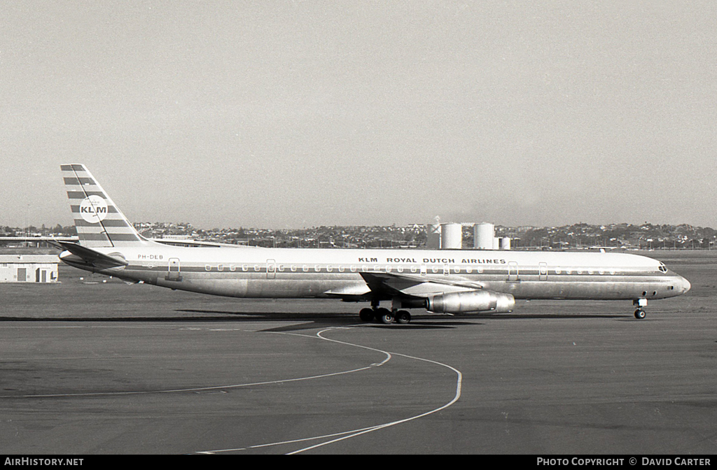 Aircraft Photo of PH-DEB | McDonnell Douglas DC-8-63 | KLM - Royal Dutch Airlines | AirHistory.net #44284