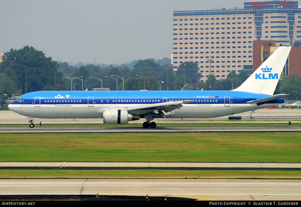 Aircraft Photo of PH-BZH | Boeing 767-306/ER | KLM - Royal Dutch Airlines | AirHistory.net #44298