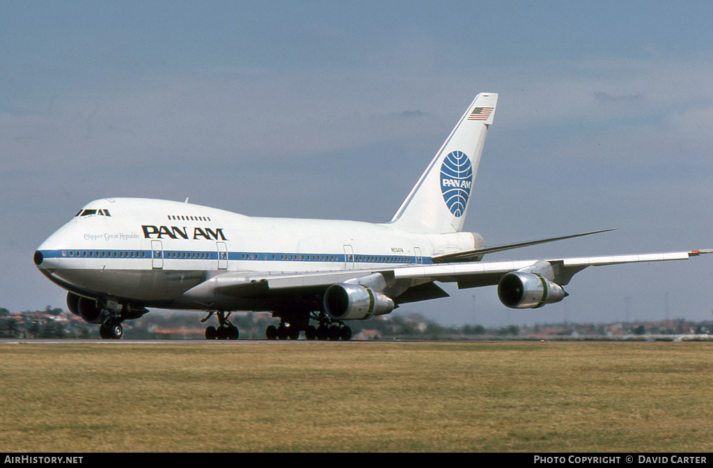 Aircraft Photo of N534PA | Boeing 747SP-21 | Pan American World Airways - Pan Am | AirHistory.net #44303