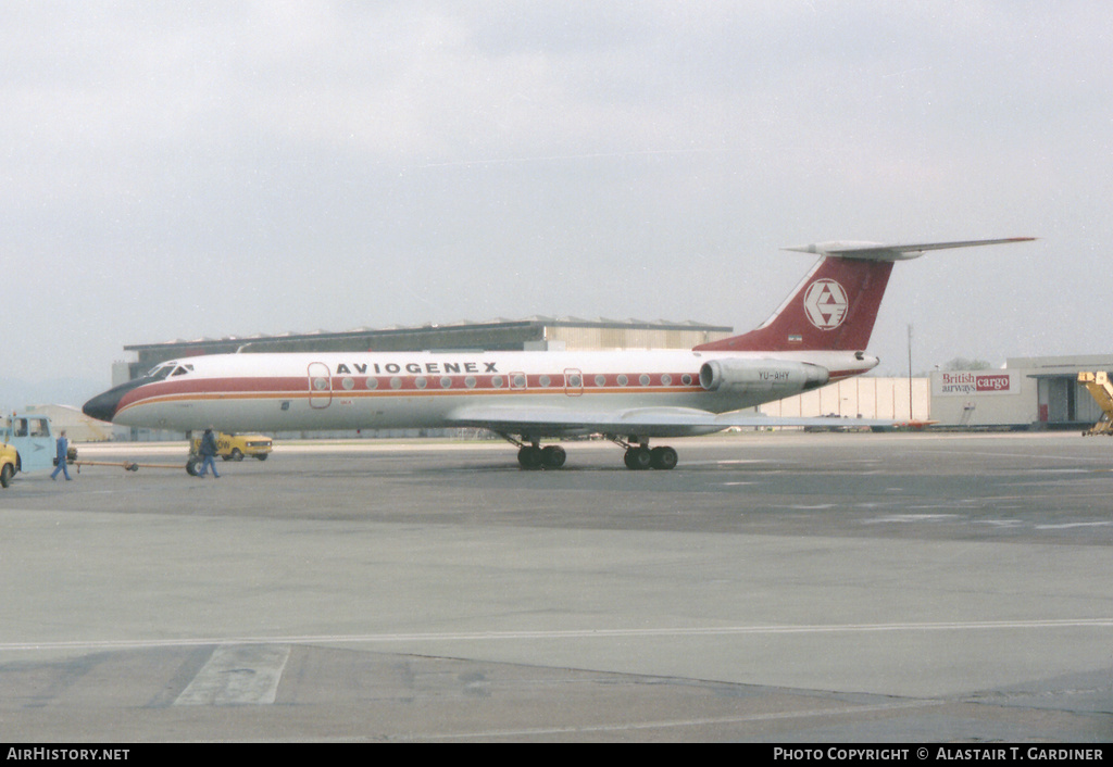 Aircraft Photo of YU-AHY | Tupolev Tu-134A-3 | Aviogenex | AirHistory.net #44307