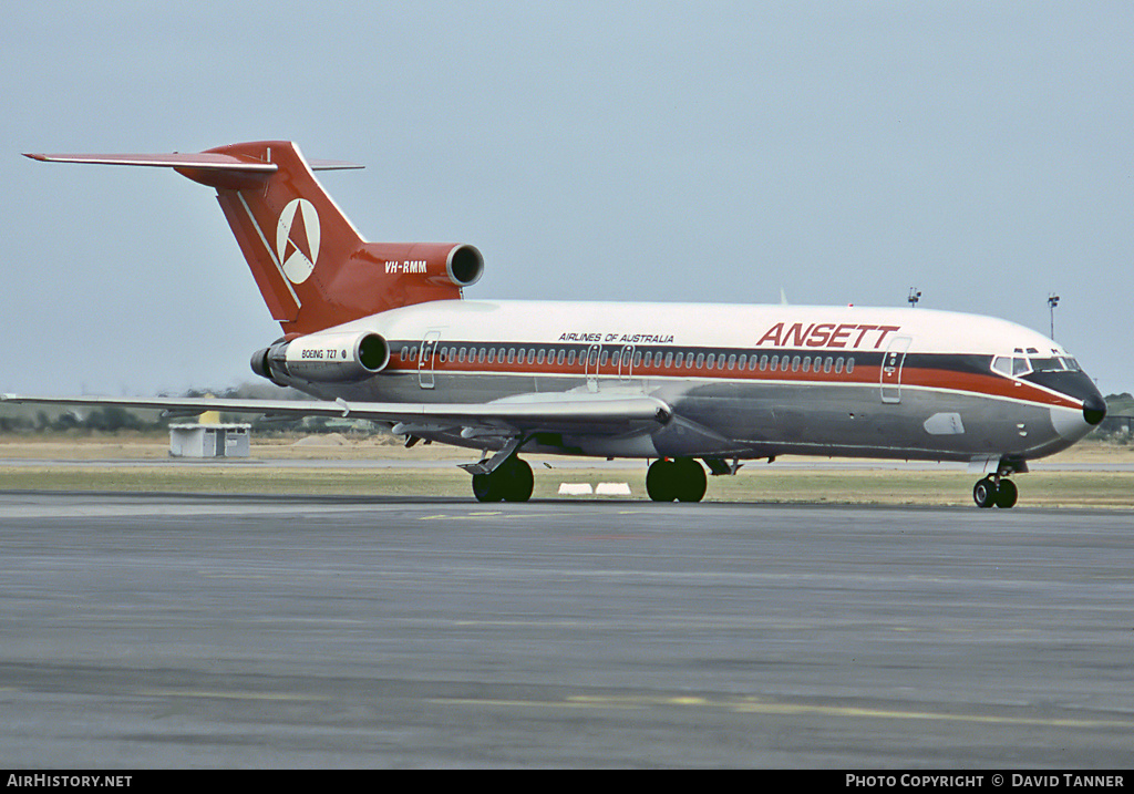 Aircraft Photo of VH-RMM | Boeing 727-277/Adv | Ansett Airlines of Australia | AirHistory.net #44418