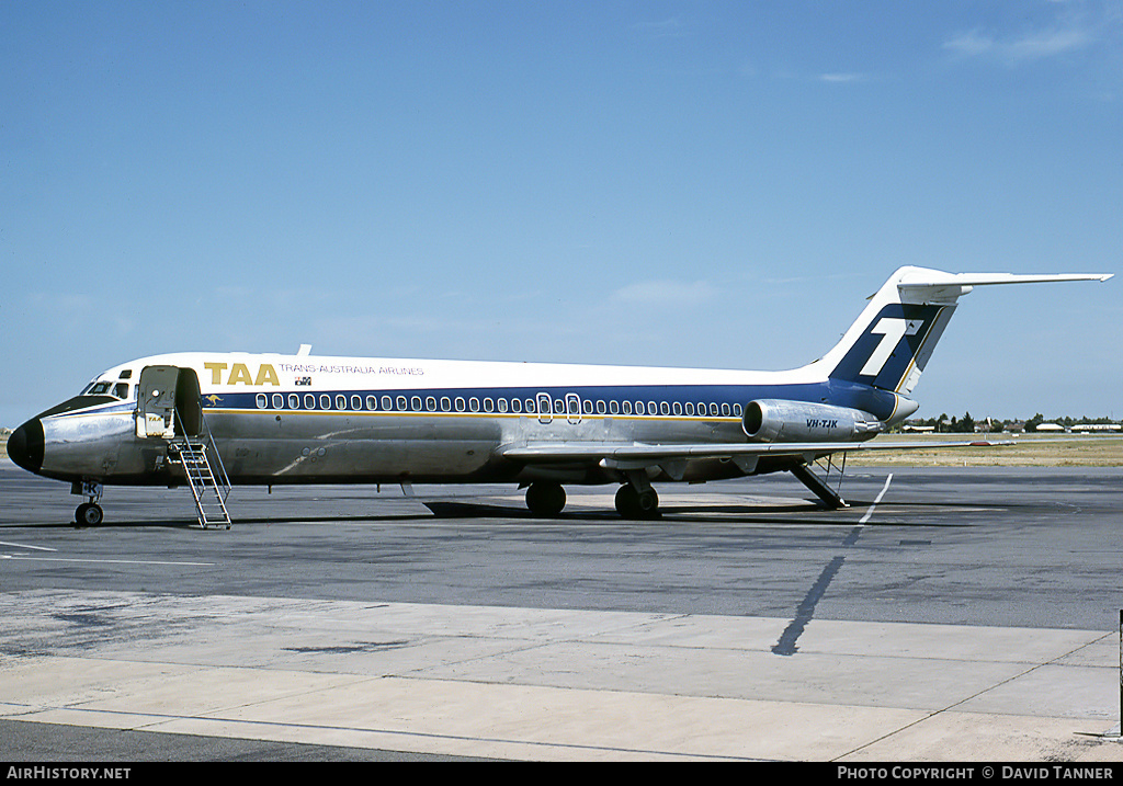 Aircraft Photo of VH-TJK | Douglas DC-9-31 | Trans-Australia Airlines - TAA | AirHistory.net #44430