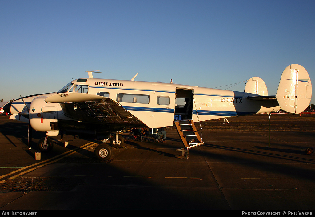 Aircraft Photo of VH-ATX | Beech H18 Tri-Gear | Antique Airways | AirHistory.net #44434