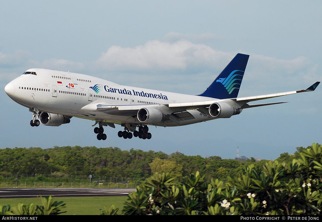 Aircraft Photo of PK-GSH | Boeing 747-4U3 | Garuda Indonesia | AirHistory.net #44449