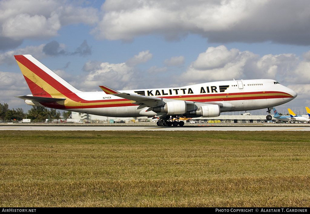 Aircraft Photo of N741CK | Boeing 747-4H6M(BCF) | Kalitta Air | AirHistory.net #44458