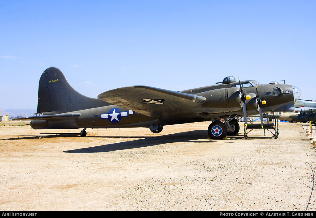 Aircraft Photo of 44-6393 | Boeing B-17G Flying Fortress | USA - Air Force | AirHistory.net #44466