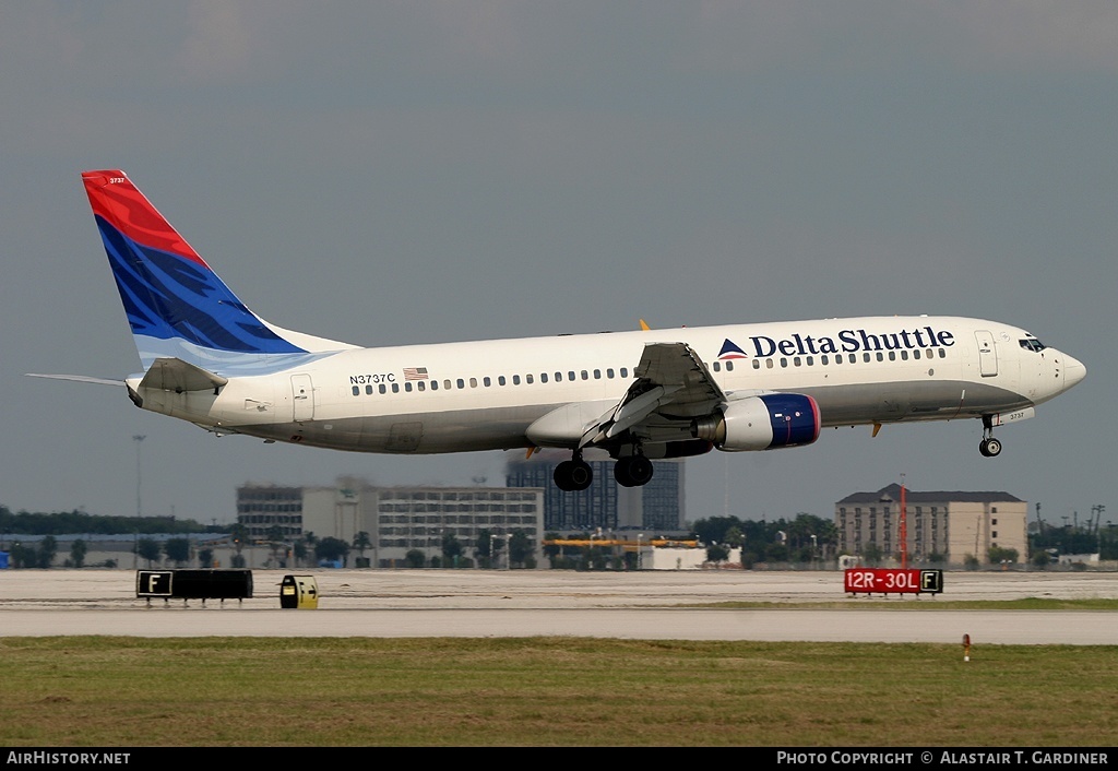 Aircraft Photo of N3737C | Boeing 737-832 | Delta Shuttle | AirHistory.net #44491
