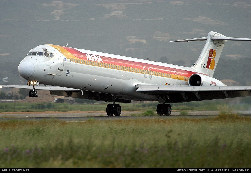 Aircraft Photo of EC-FND | McDonnell Douglas MD-88 | Iberia | AirHistory.net #44501