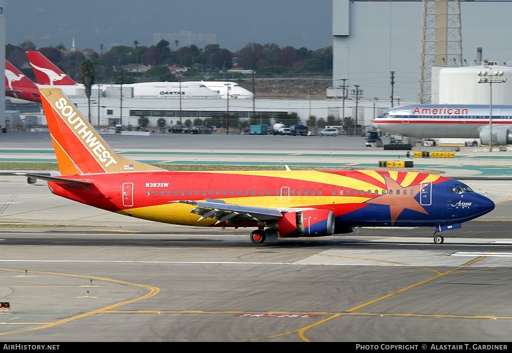 Aircraft Photo of N383SW | Boeing 737-3H4 | Southwest Airlines | AirHistory.net #44502