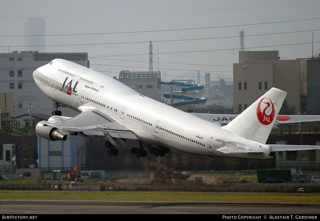 Aircraft Photo of JA8090 | Boeing 747-446D | Japan Airlines - JAL | AirHistory.net #44516