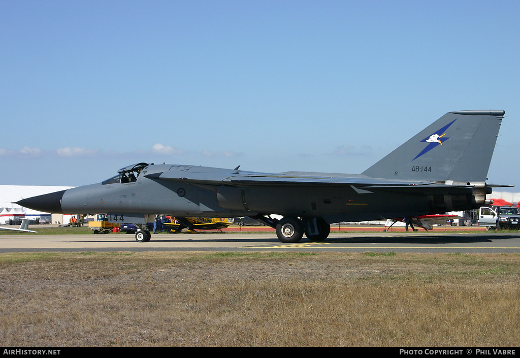 Aircraft Photo of A8-144 | General Dynamics F-111C Aardvark | Australia - Air Force | AirHistory.net #44519